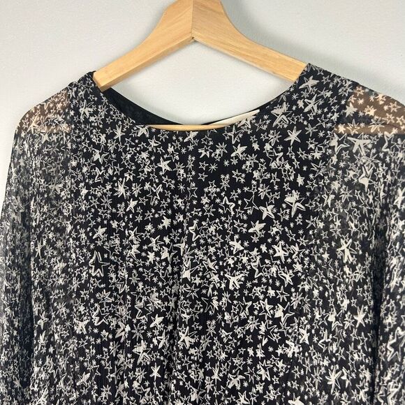 LOVESHACKFANCY Kaia Silk Dress in Evening Sky - Picture 5 of 10